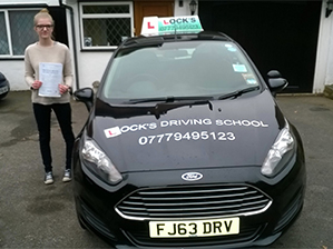 Chloe passed her driving test.